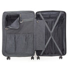 Air Canada - Bagage de soute rigide Laurentian de 28 po - roulettes pivotantes à 360 degrés - rouge-La coque composite en polycarbonate durable et légère aide à protéger les effets personnels