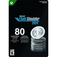 Microsoft Flight Simulator 2024 - 80 Simverse Coins pour Xbox Series X / S and Windows [Code Electronique]-Genre: Simulation