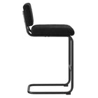 Modway - Parity Boucle Tabourets de comptoir - Noir noir - Ensemble de 2-Assemblée requise