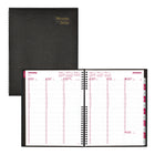 Brownline - 2026 Agenda CoilPro hebdomadaire/mensuel Couverture rigide avec Reliure spirale double - 11 po x 8-1/2 po - Noir - Anglais-12 mois: janvier 2026 à décembre 2026 