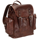 Mancini - Sac à dos pour portable 15 po Buffalo - 12po x 7po x 16po - Brun-Grand Compartiment principal