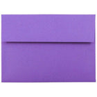 JAM Paper - Enveloppes d'invitation colorées A7 - 5,25 x 7,25 - violet violet recyclé - Paquet de 50-Nos enveloppes sont fabriquées à partir de 30 % de papier recyclé de 24 lb et comportent une fermeture en gomme à rabat droit avec une finition lisse