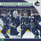 DateWorks - 2026 Calendrier Mural 16 Mois - 12 po x 12 po - Vancouver Canucks Superstars - Bilingue -12,00" x 12,00"
