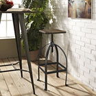 Modway - Pointe Tabouret de bar - Brown-Hauteur de siège ajustable