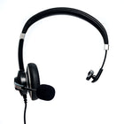 Spracht - Casque monaural supra-auriculaire-Coussinets d'oreille et serre-tête recouverts de similicuir doux et confortables.