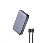UGREEN - Chargeur portable Nexode 100 W 3 ports 20 000 mAh - Argent-Recharge éclair à 3 ports : Dotée de deux ports USB-C (USB-C1 100W et USB-C2 30W) et d’un port USB-A de 22,5W, cette batterie peut recharger rapidement jusqu’à trois appareils en même temps, offrant ainsi des options de charge polyvalentes pour tous vos gadgets.