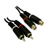 Audio stéréo M/F 2 RCA à 2 RCA, 15 pi (6068)-1