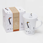 Oscardo - Tasse porcelaine « Apprendre » de Benjamin Chee Chee - 295 ml-Tasse en porcelaine à forme élancée - Contient 295 ml / 10 oz, idéale pour le café, le thé et les boissons chaudes