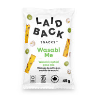 Laid Back Snacks - Maniaque du wasabi - 45g x 20-Certifié neutre en carbone