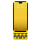 Clicks - Étui clavier pour iPhone 15 Pro – BumbleBee-Tapez avec vitesse et précision sur un clavier conçu pour la sensation et la performance.