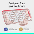 Logitech - Pop Icon ensemble clavier et souris Bluetooth - Rose-9