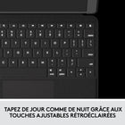 Étui clavier Logitech Folio Touch pour iPad Air 11" (M2) / (M3) et iPad Air (4e et 5e génération) - Graphite-Support pour stylet numérique: Folio Touch présente un espace dédié afin que vous puissiez ranger votre dispositif Logitech Crayon ou charger votre dispositif Apple Pencil (2e génération) lorsque l’étui est sous tension