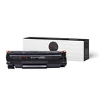 Premium Tone - Cartouche de toner Compatible - HP CB435A/CB436A/CE285A ,CE285A / CB435A - Rendement standard - Noir-Couleur : Noir