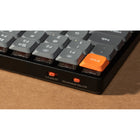 Keychron - K3 Max RGB Low Profile Wireless Mechanical Keyboard - Brown Switch - 75% Layout - Carbon Black-Compatibilité multi-appareils : Adapté aux utilisateurs de Mac et Windows, le K3 Max est livré avec des capuchons de touches personnalisables pour chaque système, vous permettant de sauvegarder deux dispositions différentes directement sur le clavier.