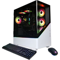 CyberPowerPC - Ordinateur de bureau Gamer Supreme à refroidissement liquide - Intel i7-14700F - GeForce RTX 5060 - 16 Go de RAM - SSD de 2 To - Windows 11 Famille - Blanc-2.1 GHz Intel Core i7 20-Core (14th Gen)