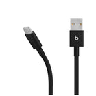 Beats - câbles tissés USB-A vers USB-C - Noir boulon - Paquet de 2-Les câbles Beats subissent des milliers d'heures de tests tout au long du processus de conception et de fabrication et sont renforcés pour éviter l'effilochage