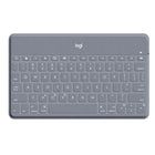 Logitech - Clavier Keys-To-Go Bluetooth pour iPhone, iPad et Apple TV- Pierre-Le Keys-To-Go de Logitech est un clavier super fin et super léger que vous pouvez garder avec vous tout au long de la journée, que ce soit pour travailler ou apprendre depuis le jardin ou au bureau.