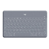 Logitech - Clavier Keys-To-Go Bluetooth pour iPhone, iPad et Apple TV- Pierre-Le Keys-To-Go de Logitech est un clavier super fin et super léger que vous pouvez garder avec vous tout au long de la journée, que ce soit pour travailler ou apprendre depuis le jardin ou au bureau.