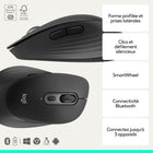 Logitech - Signature Comfort M840 L, souris sans fil - Noir-Défilement accéléré, concentration maintenue : faites défiler l’écran ligne par ligne ou survolez rapidement les pages grâce à la SmartWheel , les clics discrets réduisent le bruit dans les open spaces ou à domicile