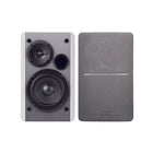 Edifier - R1280DB Enceintes de bibliothèque alimentées Bluetooth au design classique et au son moderne - Blanc-Réglez le volume et basculez les entrées du bout des doigts à partir de la télécommande. Contrôle des graves et des aigus situé sur le côté du haut-parleur principal