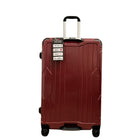 TRAVLR - Valise d'enregistrement légère à coque rigide, 24 po - Rouge-Fabriqué en mélange PP/PC léger