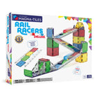 Magna-Tiles - Ensemble de construction magnétique Circuits de course ferroviaire 90 pièces-Ce qui est inclus: 90 pièces magnétiques, dont 6 rails en instance de brevet!