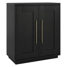 Hudson&Canal - Meuble d'appoint Tillman 28 po de largeur - Grain noir-Design contemporain moderne pour votre bureau à domicile, votre chambre ou vos espaces de vie