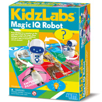 4M - Robot Kidzlabs IQ magique-Regardez avec émerveillement le robot Magic IQ tourner jusqu'à la bonne réponse - apprendre n'a jamais été aussi amusant !
