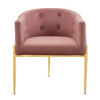 Modway - Savour Touffe Performance Velvet Chaises d’accent Ensemble de 2 - Rose poussiéreuse-8