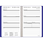 Staples - Agenda scolaire hebdomadaire/mensuel 2025-2026 - 8 1/2 po H x 5 1/2 po l - assorties - bilingue-Couverture en polypropylène offerte en 3 couleurs : turquoise, rose et bleu (choix de couleur non disponible en ligne)