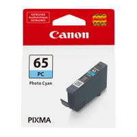 Canon - CLI-65 Cartouche D'encre D’Origine À Rendement Standard - Photo Cyan-À utiliser avec Canon l’imprimante photo à jet d’encre professionnelle PIXMA PRO-200 et PRO-200S