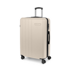 Bugatti - Bordeaux valise rigide à roulettes pivotantes – 30 po – Beige-Fabriqué en ABS/PC