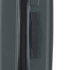 Swiss Mobility - LHR Ensemble de Valise 3 Morceaux à Coque Rigide - Vert Cendré-Intérieur doublé avec panneau de séparation, poches pratiques et sangles de serrage pour garder vos articles organisés et en place