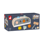 Janod - Doux Cocon - Taptap et trieur de formes-Activité 3 en 1 pour développer l'agilité et la coordination.