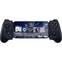 Razer - KISHI V3 Manette Gaming pour Android et iPhone-Manette de grande taille: Commandes et ergonomie pour console de qualité professionnelle pour iPhone* et Android. La performance sur console rencontre la commodité mobile. Jouez pendant des périodes prolongées dans un confort et un contrôle complets grâce à des poignées ergonomiques plus grandes qui semblent plus naturelles à tenir que les manettes mobiles standard. . *iPhone série 15 et plus