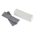 MasterVision - Effaceur magnétique de tableau blanc antimicrobien - Blanc-Les tampons en feutre peuvent être remplacés lorsque l'effacement devient inefficace