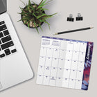 DateWorks - Planificateur de poche mensuel 2026-2027 - 3,5 po x 6,5 po - Tie Dye - Anglais-7