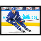 Auston Matthews Toronto Maple Leafs Skating sur toile - Toile encadree - 31" x 22"-Impression sur toile de qualité supérieure avec bordures enveloppées