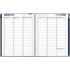 AT-A-GLANCE - Agenda hebdomadaire/mensuel traditionnel 2026 - 11 po H x 8 1/2 po l - gris - bilingue-Format des pages : 11 po H x 8 1/2 po l