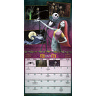 DateWorks - Calendrier Mural de 16 Mois de L'Etrange Noël 2025 - 12 po x 12 po - Bilingue-13 images de haute qualité imprimées sur du papier Premium.