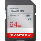 SanDisk - Carte SDHC UHS-I Ultra Plus 64 Go-Grâce à des performances d'enregistrement vidéo exceptionnelles, capturez en Full HD les souvenirs qui comptent pour vous