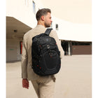 Swissdigital - Sac à dos noir KAPPEL avec localisateur SDD-10