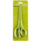 JAM Paper - Ciseaux de précision multi-usages robustes - 8 po - vert lime-Quantité : 1 paire de ciseaux par paquet | Comprend une poignée confortable qui peut être utilisée par les gauchers ou les droitiers