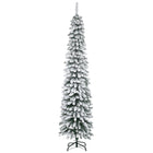 HOMCOM - Arbre de Noël Artificiel 7 Pieds à Branches Réalistes Vert-Débordant de pointes qui donnent un aspect sain et naturel 
