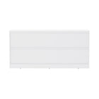 Manhattan Comfort - Buffet moderne Griffin 62" à 4 portes - Blanc-Garantie limitée du fabricant de 30 jours