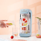 Sparkel - Appareil à eau pétillante entièrement naturelle - Bleu pierre-5 Niveaux de carbonation - alimenté par l'électricité, spärkel gazéifiera systématiquement votre boisson au niveau que vous avez choisi ! Livré avec une bouteille réutilisable et 10 carbonateurs. Chaque carbonateur (a+b) génère exactement la bonne quantité de co2 pour faire pétiller une bouteille spärkel pleine (750 ml / 25,4 oz). Nous proposons également des bouteilles supplémentaires pour compléter votre machine à eau pétillante