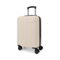 Bugatti - Bordeaux valise rigide de cabine – 21,5 po – Beige-Fabriqué en ABS/PC