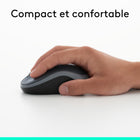 Logitech – Souris sans fil M185, noir-Mieux que le pavé tactile : Ajoutez la M185 à votre ordinateur. Selon une étude, les utilisateurs d'ordi portable qui optent pour la souris sont 50% plus productifs (3) et 30% plus rapides (4)	