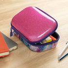 Zipit - Boîte à crayons Paillettes avec poche intérieure - Rose-6