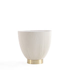 Manhattan Comfort - Lot de 2 tables d’appoint Anderson 46,8 cm modernes, revêtement similicuir, crème-Livré chez vous entièrement assemblé Aucun assemblage requis